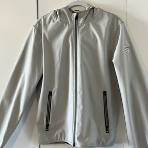 Guess jacket with hoodie and lining